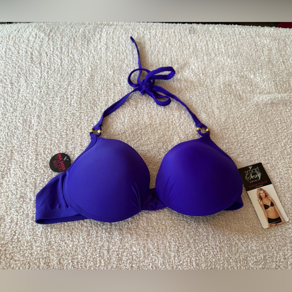 Smart & Sexy Deep Purple Bikini Top